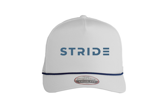 Stride Golf Snapback (White/Light Blue)