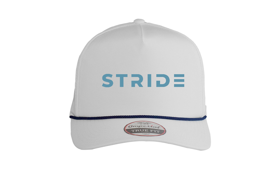 Stride Snapback (White/Blue)